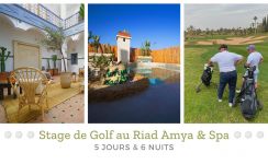 stage de golf riad amya and spa marrakech